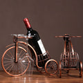 Metal Retro Bicycle Shape Wine Rack 34cm