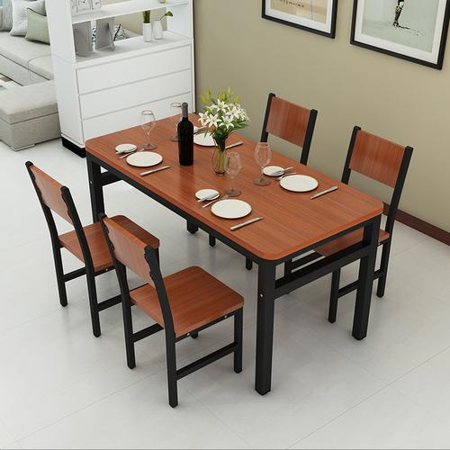 Rebecca 5-Piece Dining Table & Chairs Set - Oak & Black