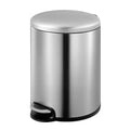 Round Soft Closing Stainless Steel  PEDAL Bin -5L