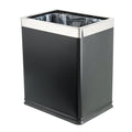 10 L Black Stainless Steel Dustbin