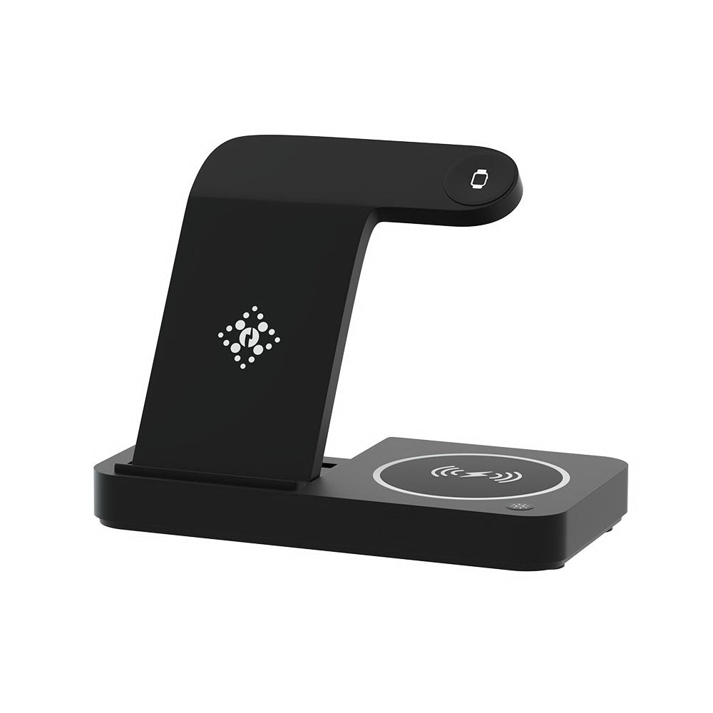 4-in-1 Wireless Charger Station - Black