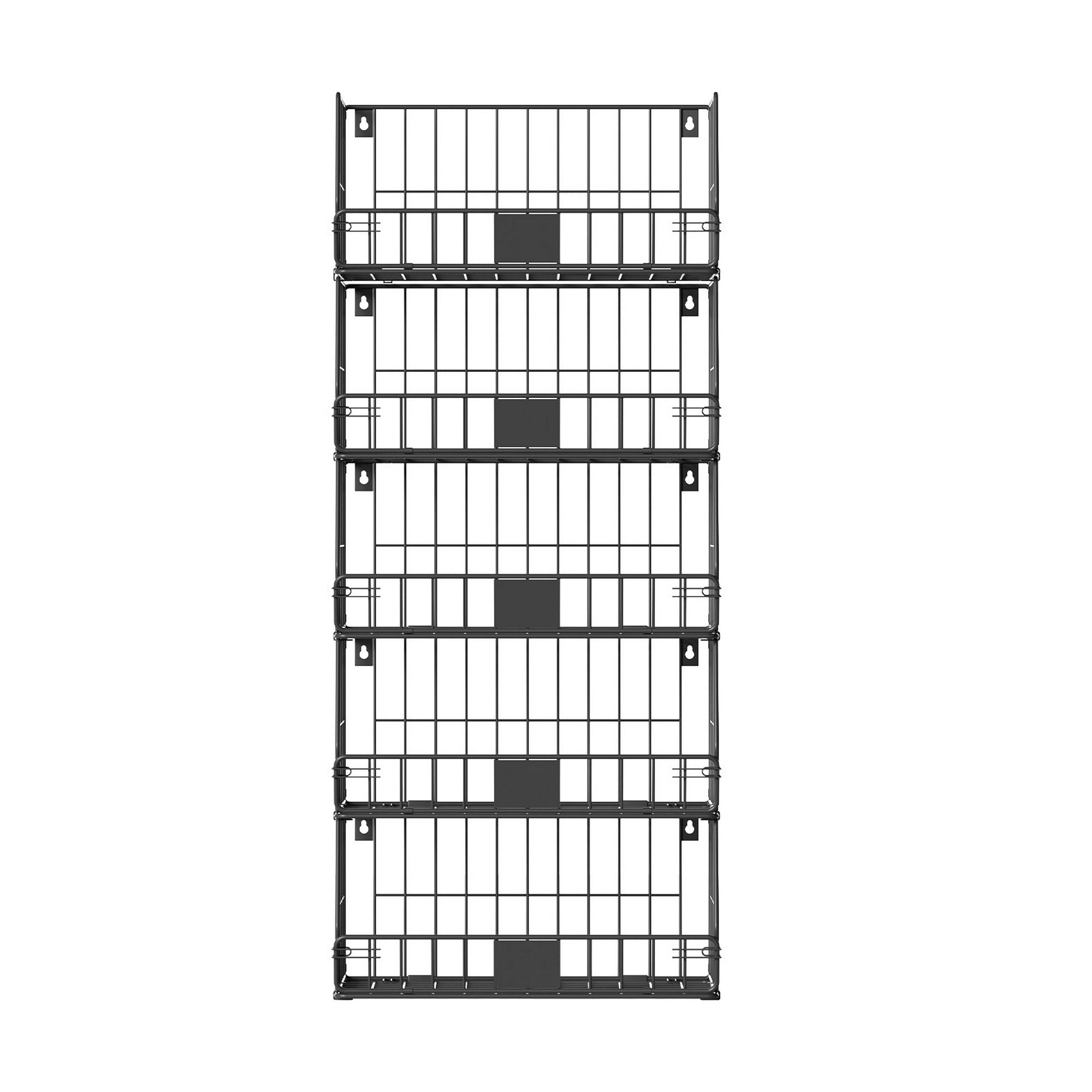 5 Tier Stackable Closet Organizers and Storage Closet Hanging Storage Organizer Shelves
