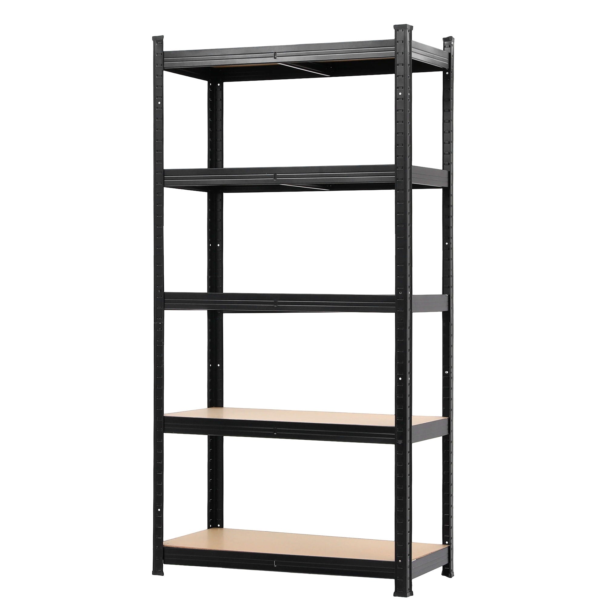 Giantz 5-Tier Garage Shelving Unit 1.6x0.8m Storage Rack Pallet Racking - Black