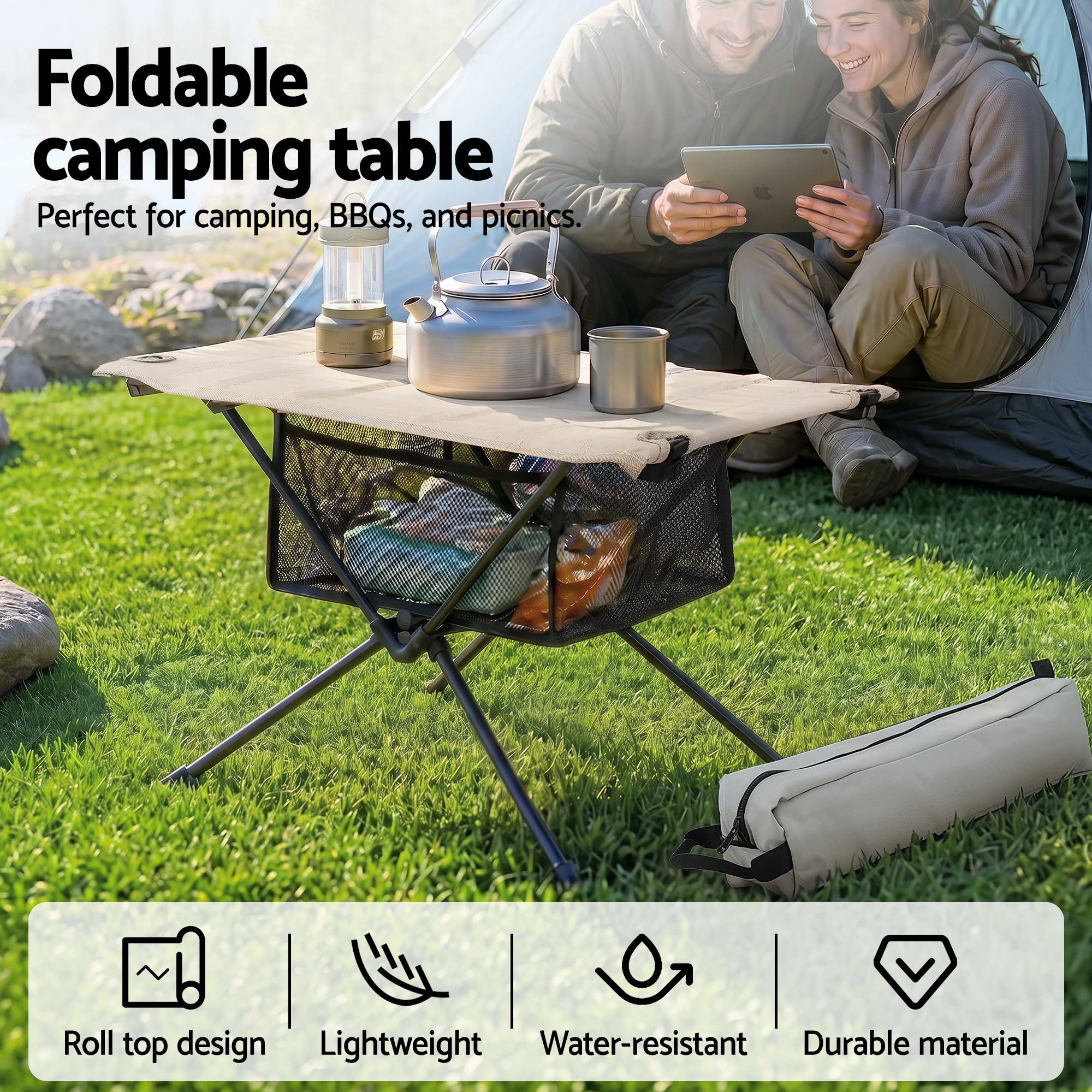 Folding Camping Table Portable Picnic Desk Camp Furniture