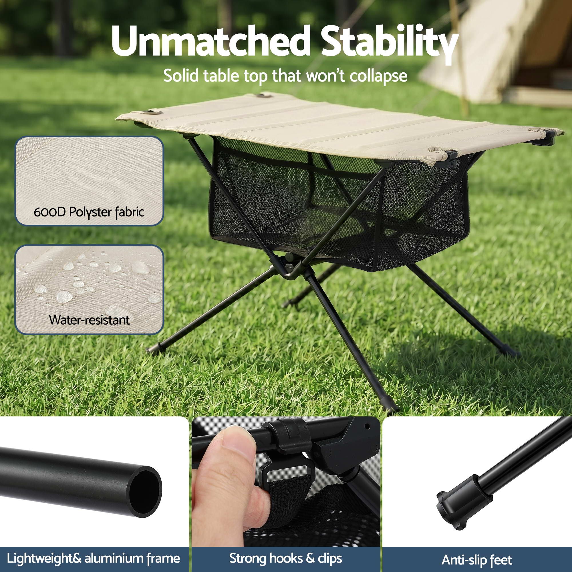 Folding Camping Table Portable Picnic Desk Camp Furniture