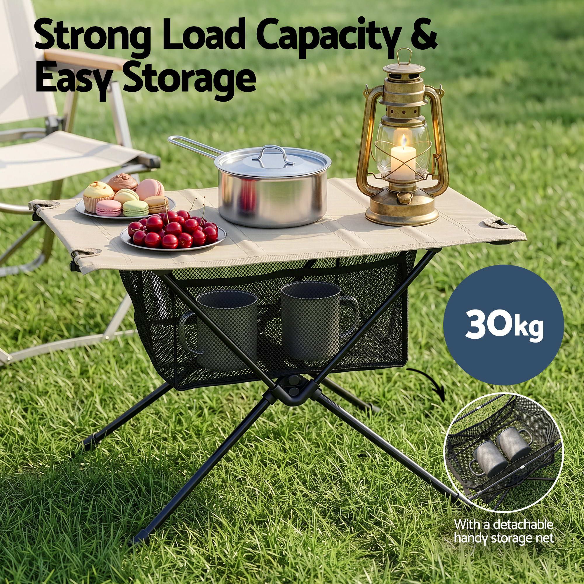 Folding Camping Table Portable Picnic Desk Camp Furniture