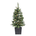 90CM Potted Christmas Tree – 110 Tips – Pre-lit 80 LED Lights
