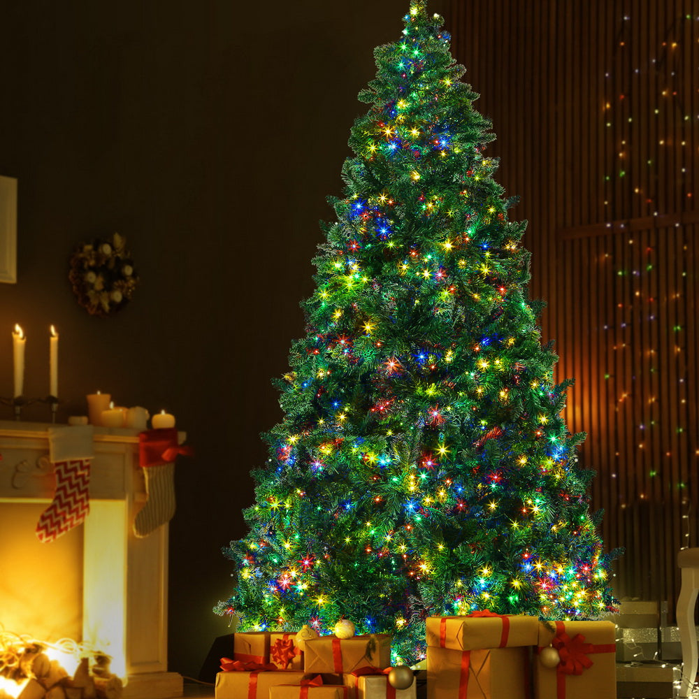 7FT / 2.1M Christmas Tree with 8 Multi-Colour Light Modes