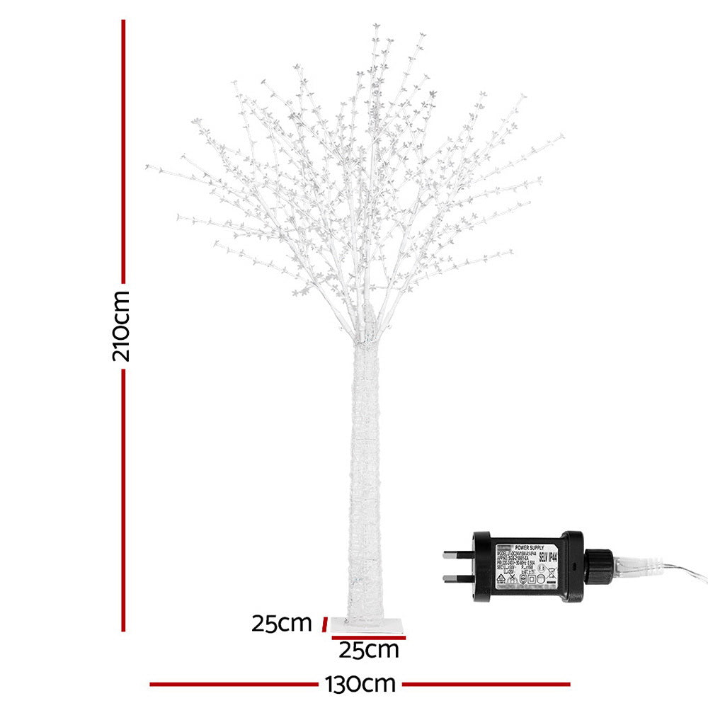 LED Christmas Tree 2.1M 780 LED Lights Cherry Blossom Trees Xmas Decor