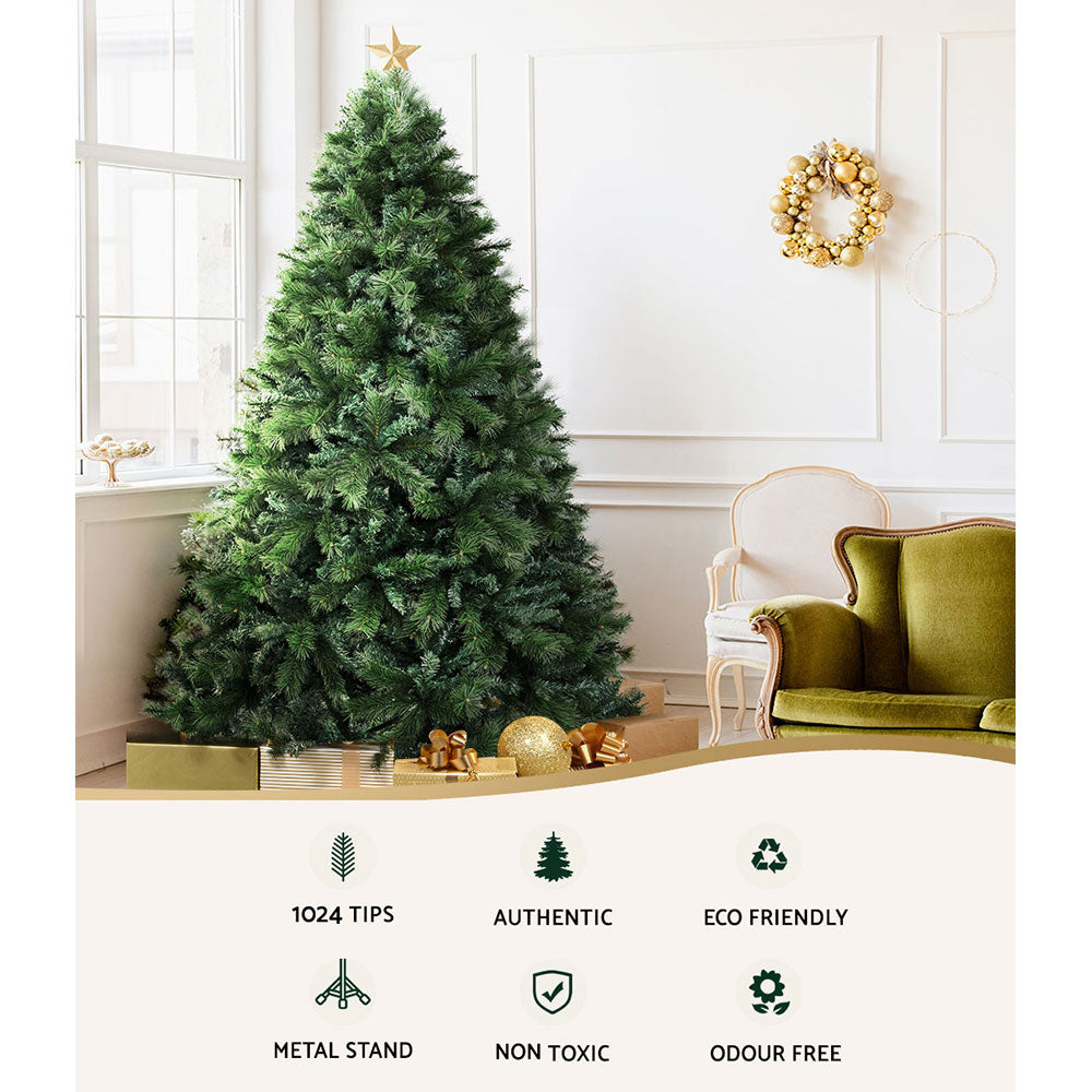 6FT / 1.8M Pine Needle Christmas Tree – 1024 Tips