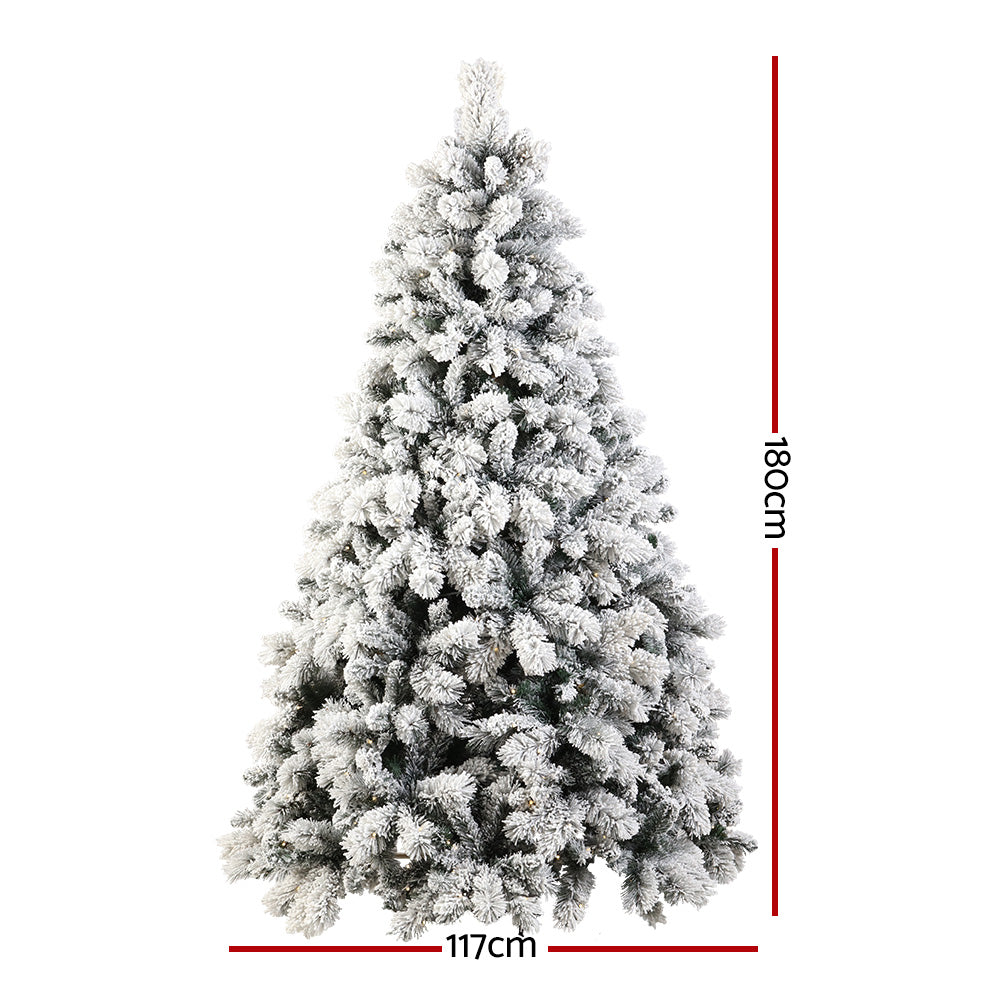 6FT / 1.8M Christmas Tree with 350 Warm White LED Lights – 781 Tips