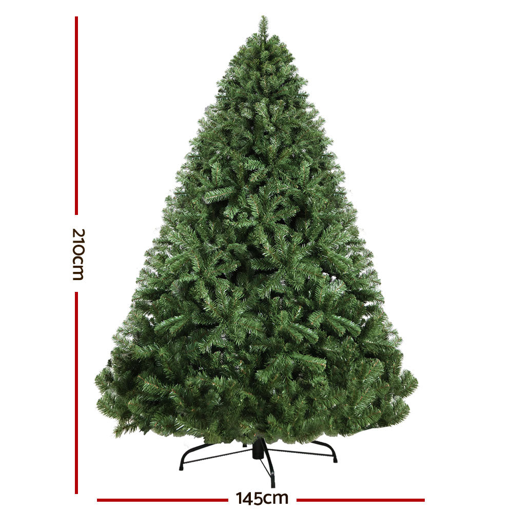 7FT / 2.1M Green Christmas Tree with 1250 Tips