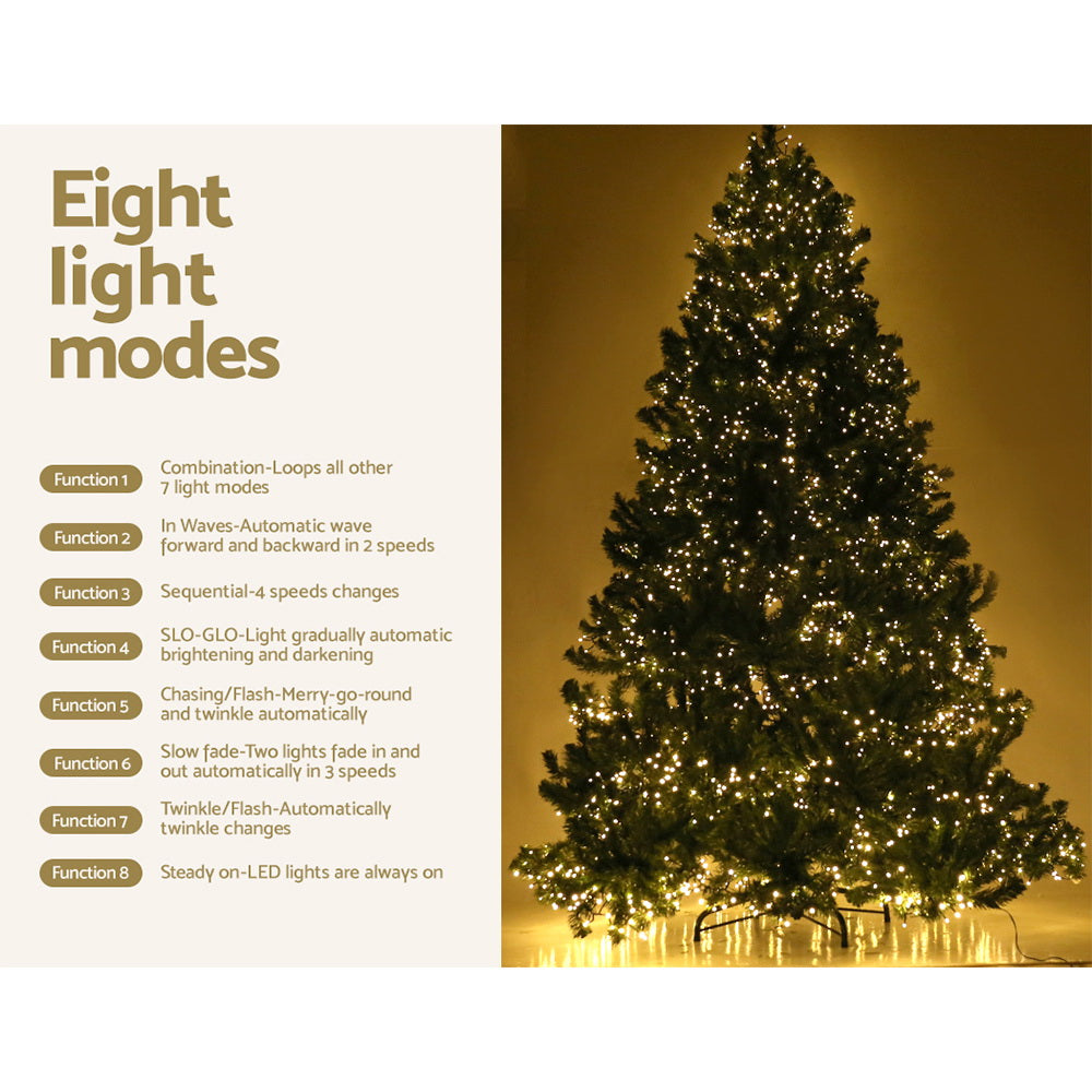 7FT / 2.1M Christmas Tree with 3000 LEDs & 8 Light Modes