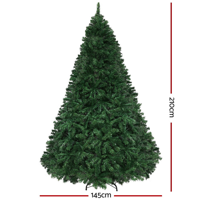 Christmas Tree 2.1m Xmas Tree Decor 2800 LED Lights 8 Modes