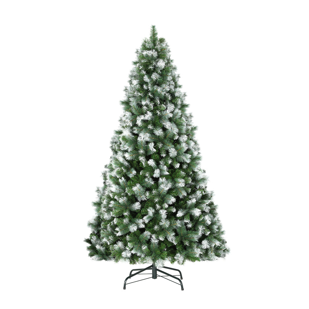 2.7M Snowy Pine Needle Christmas Tree – 1765 Tips for a Full, Festive Look