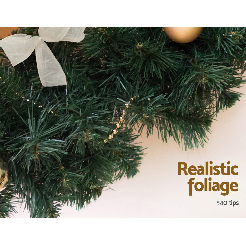 2.4M Green Christmas Garland – Ideal for Holiday Party Décor