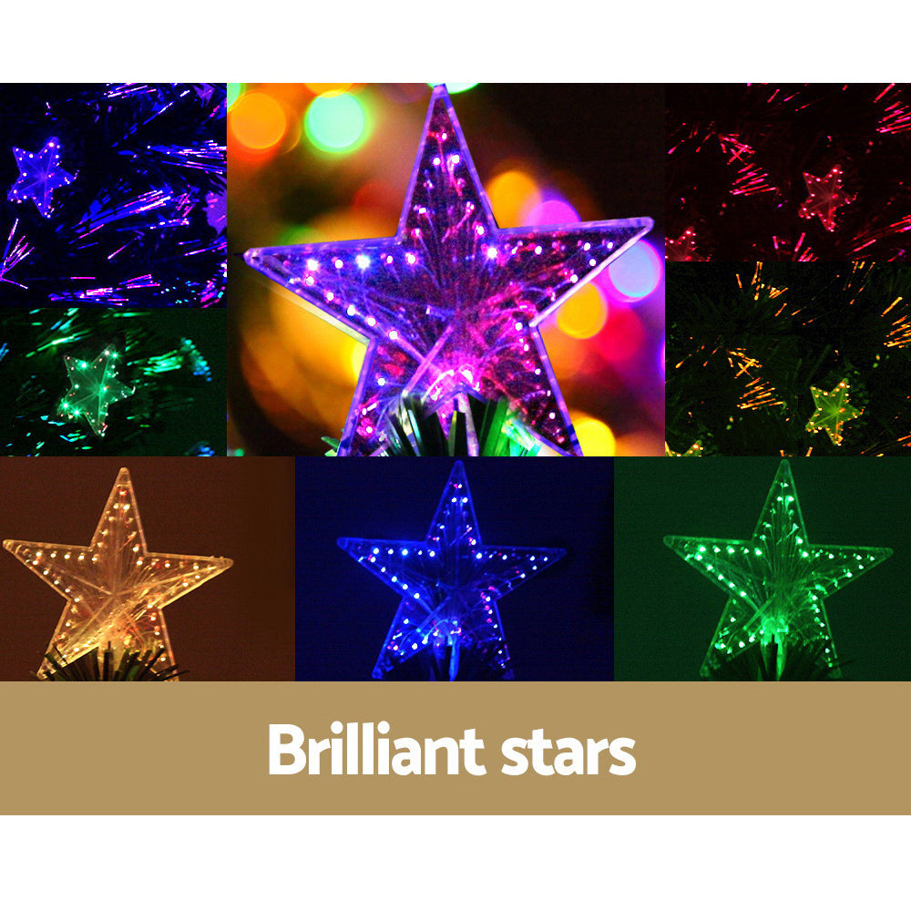 1.5m Fibre Optic LED Christmas Tree – Multi-Colour Lights