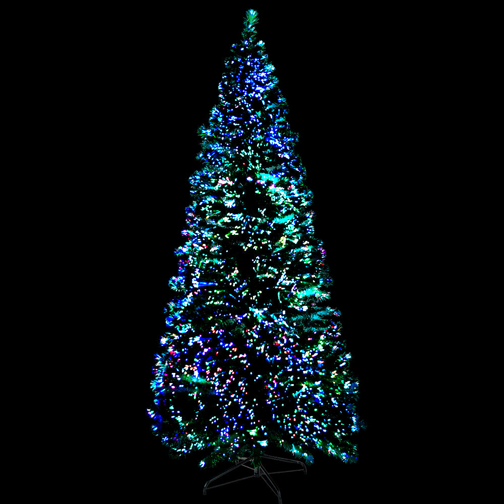 6FT / 1.8M Fibre Optic LED Christmas Tree with 300 Tips