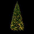6FT / 1.8M Fibre Optic Christmas Tree – 300 Tips – Pre-lit Warm White Fibre Optic Lights