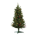 60CM Mini Christmas Tree – 52 Tips – Pre-lit 50 LED Lights