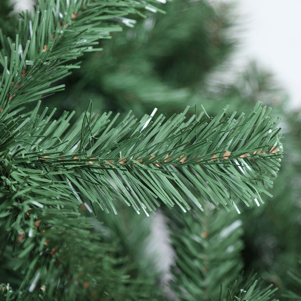 6FT / 1.8M Slim Green Christmas Tree – 300 Tips for a Simple, Space-Saving Holiday Décor