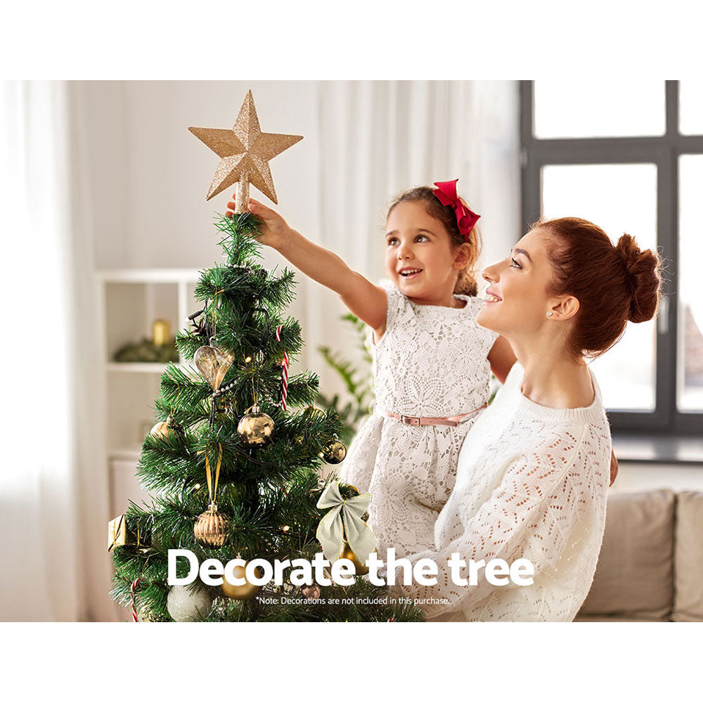 6FT / 1.8M Slim Green Christmas Tree – 300 Tips for a Simple, Space-Saving Holiday Décor