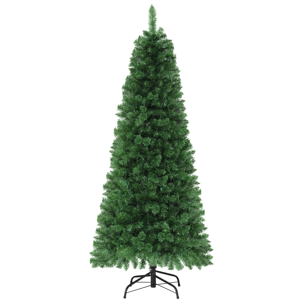 6FT / 1.8M Christmas Tree – Green – 544 Tips – Pre-lit 200 Multi-Colour LED Lights (8 Modes)