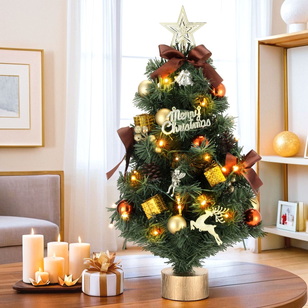 60CM Tabletop LED Christmas Tree – Perfect Mini Xmas Tree Decoration