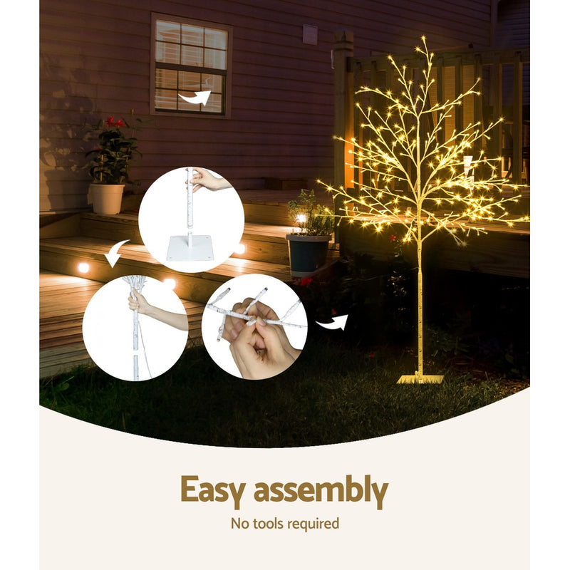 Christmas Tree 1.5M 304 LED Lights Xmas Tree Decor Warm White