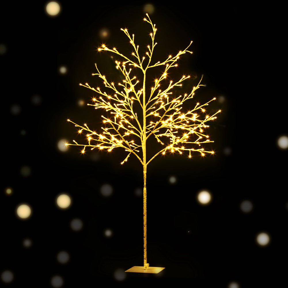 1.5M LED Twig Christmas Tree with 304 Lights – Warm White Festive Décor