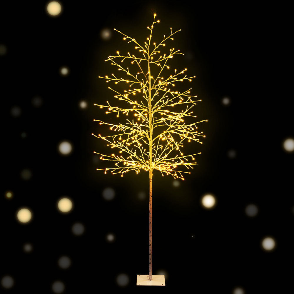 Solar Christmas Tree 2.1M Twigs 480 LED Lights Xmas Tree