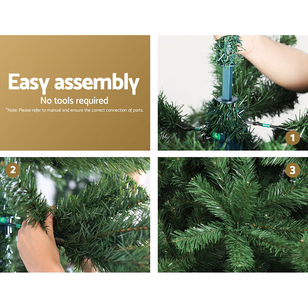 6FT / 1.8M Green Christmas Tree – 800 Tips