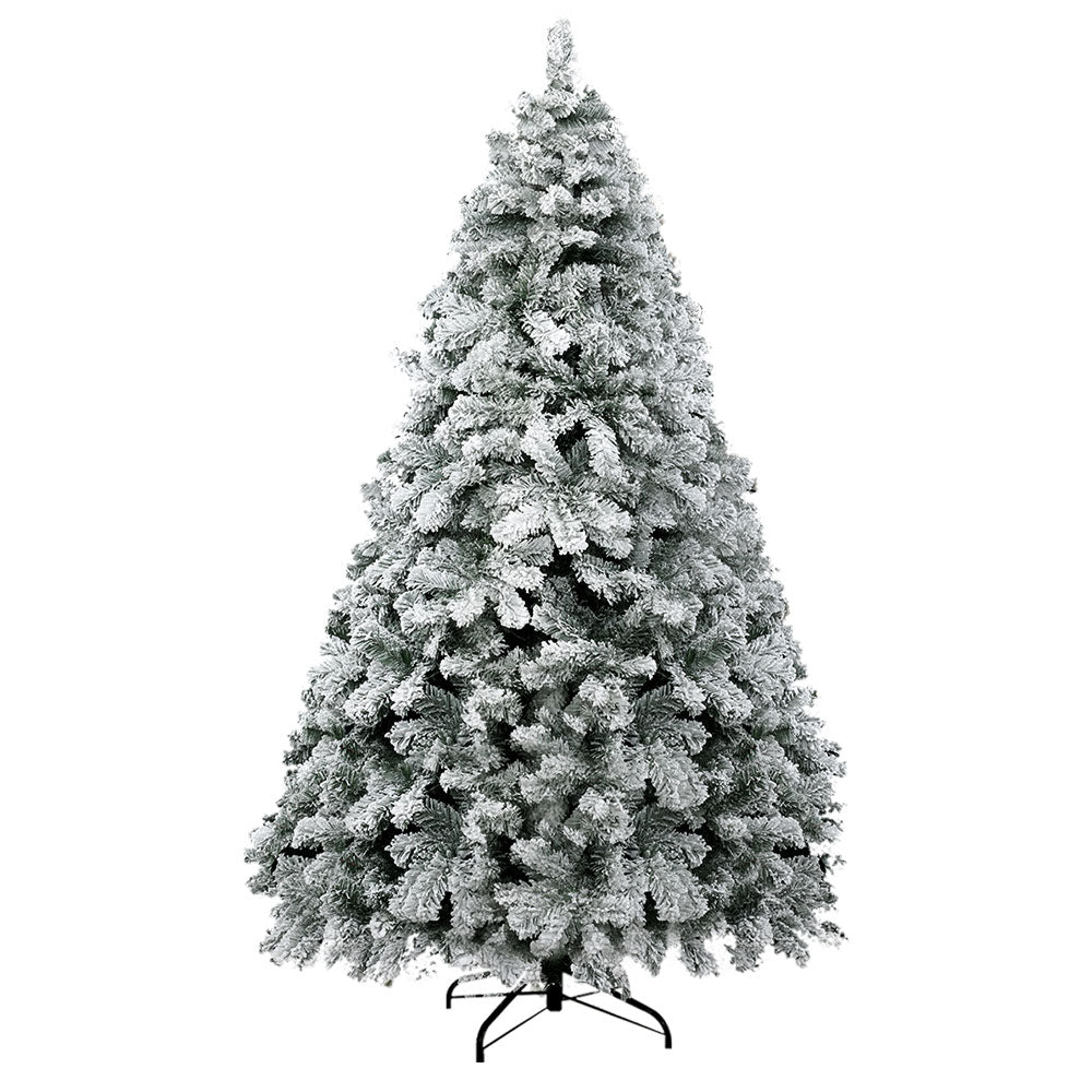 6FT / 1.8M Snow Flocked Christmas Tree – 520 Tips