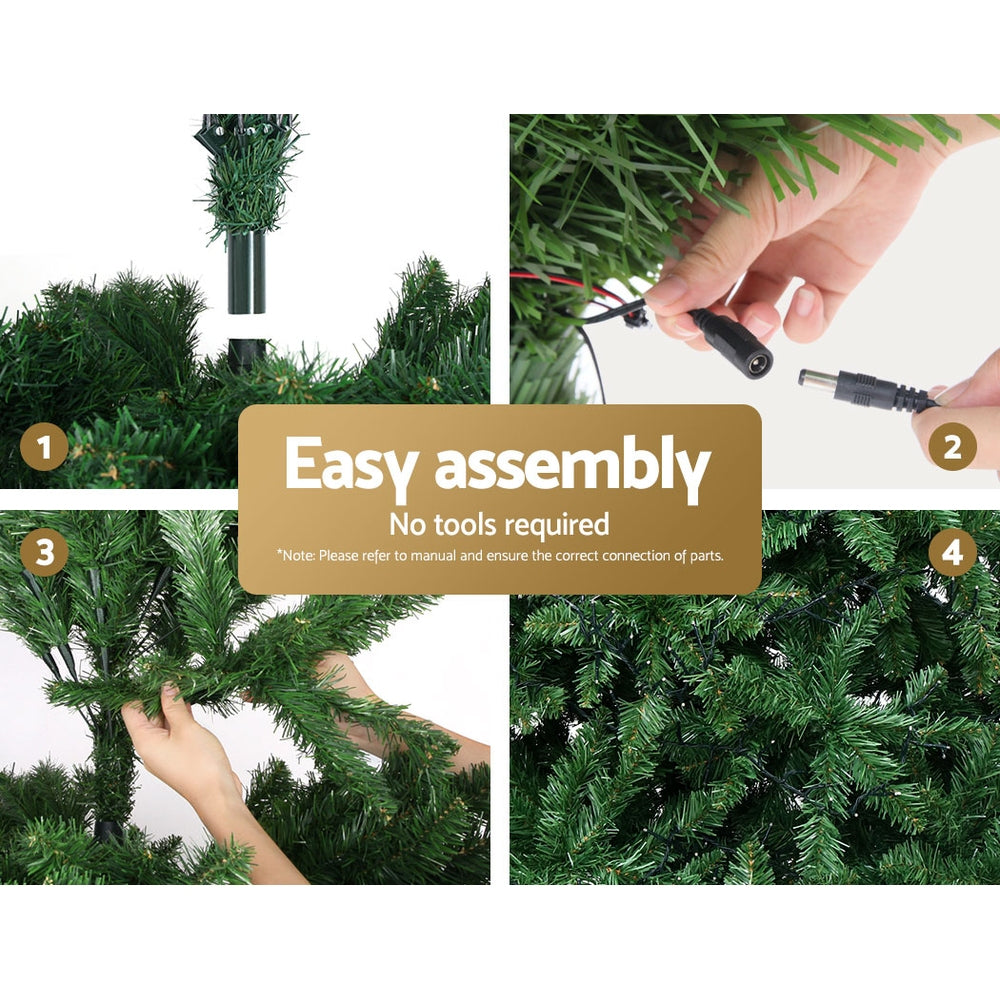 6FT / 1.8M Christmas Tree with 874 LEDs – 874 Tips