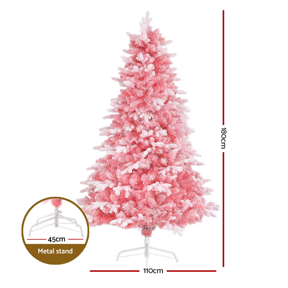 6FT / 1.8M Pink Christmas Tree – 810 Tips