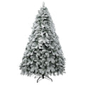7FT / 2.1M Snow Flocked Christmas Tree – 859 Tips