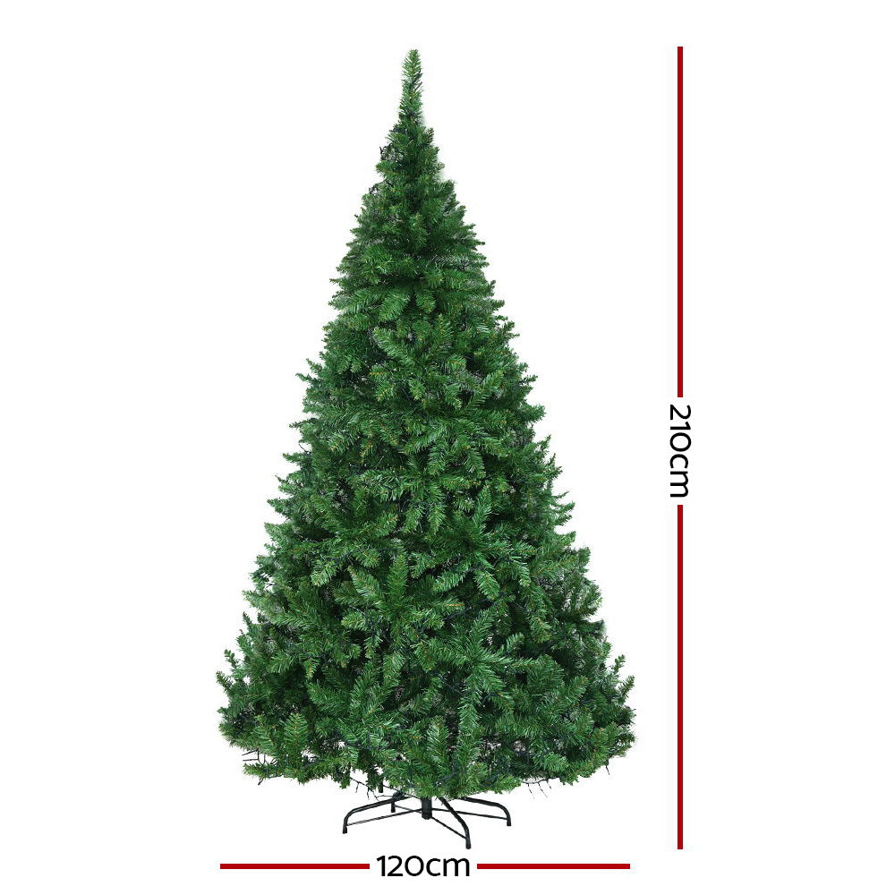 7FT / 2.1M Christmas Tree with 1134 LEDs & 8 Light Modes