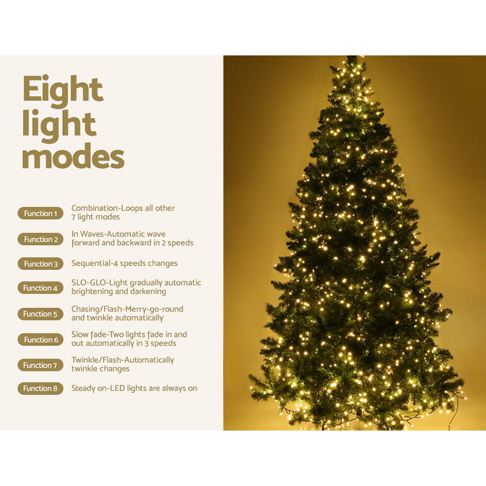 7FT / 2.1M Christmas Tree with 1134 LEDs & 8 Light Modes