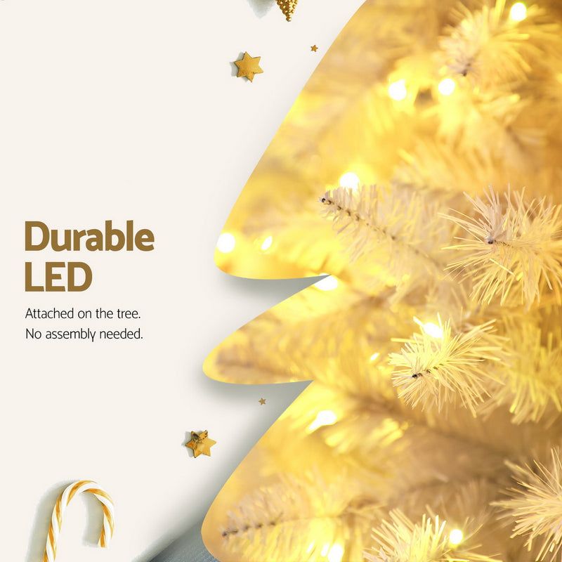 Christmas Tree 2.1m 500 LED Xmas Tree Decorations White 1260 Tips