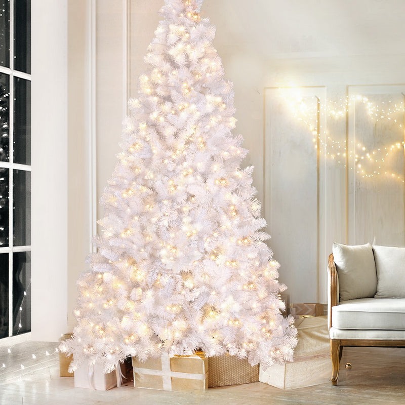 Christmas Tree 2.1m 500 LED Xmas Tree Decorations White 1260 Tips