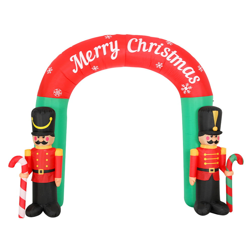 Christmas Inflatable Archwary Nutcracker 3M Illuminated Decorations