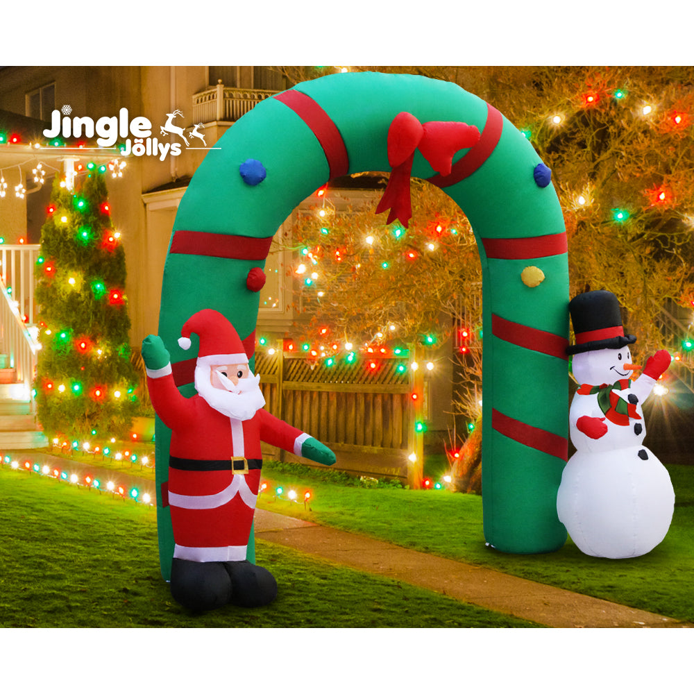 Christmas Inflatable Archwary 2.8M Illuminated Decorations