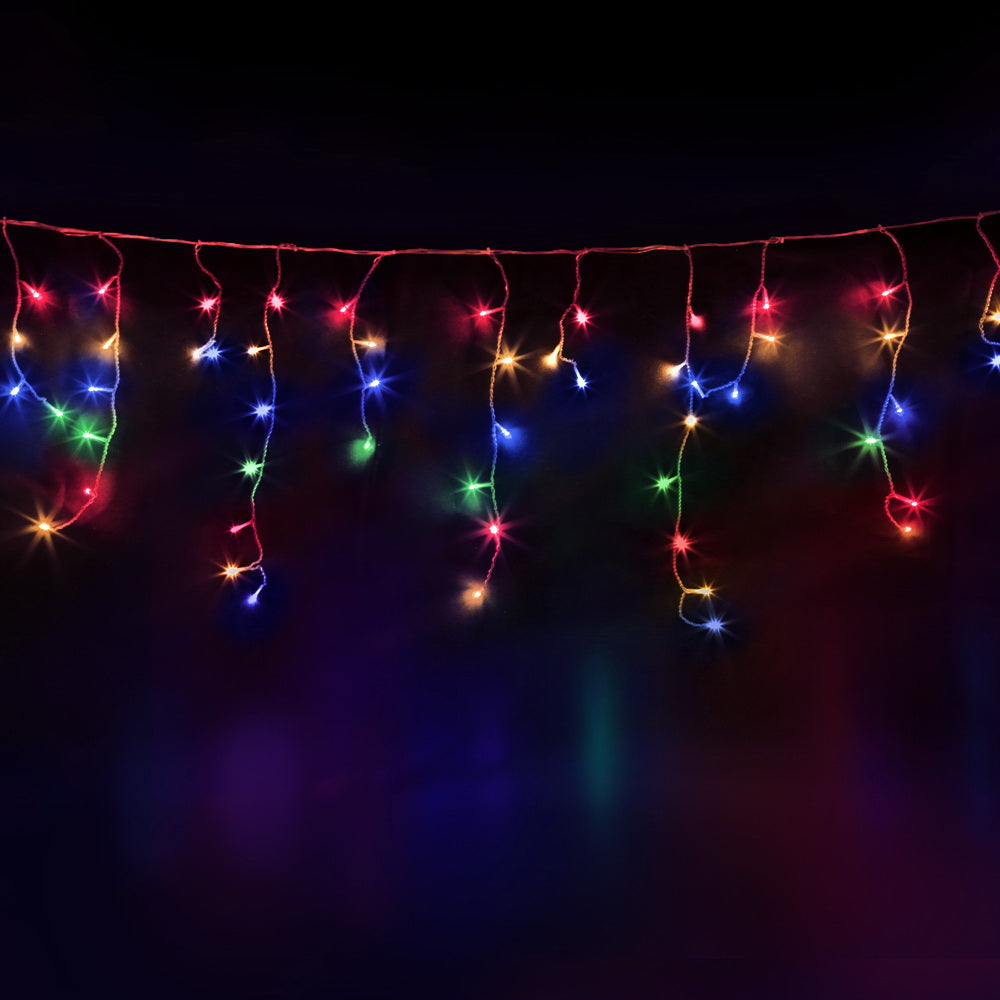 20M Christmas Lights Icicle Light 800 LED Multi-coloured