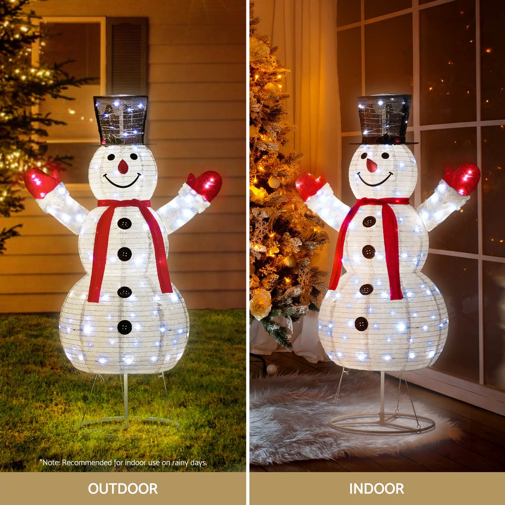 Christmas Lights 200 LED 175cm Fairy Light Snowman Decorations