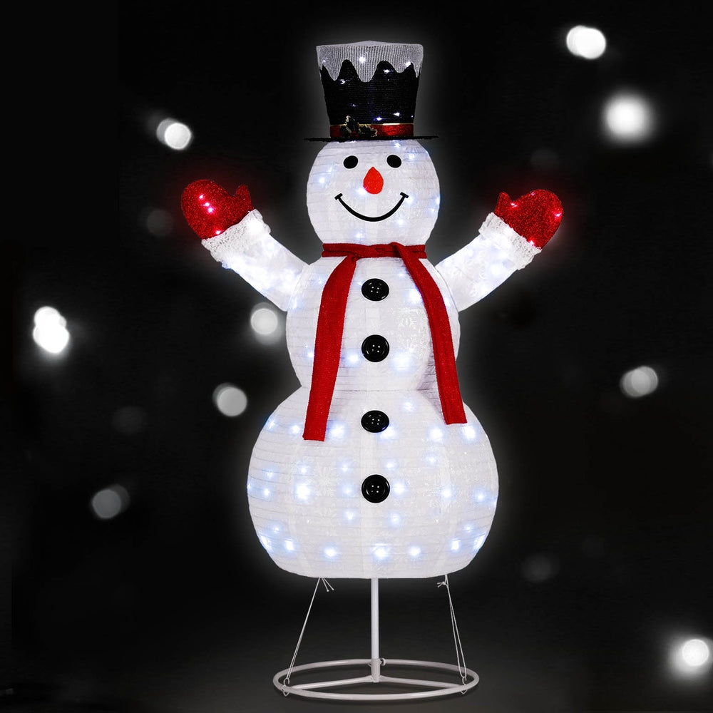 Christmas Lights 200 LED 175cm Fairy Light Snowman Decorations