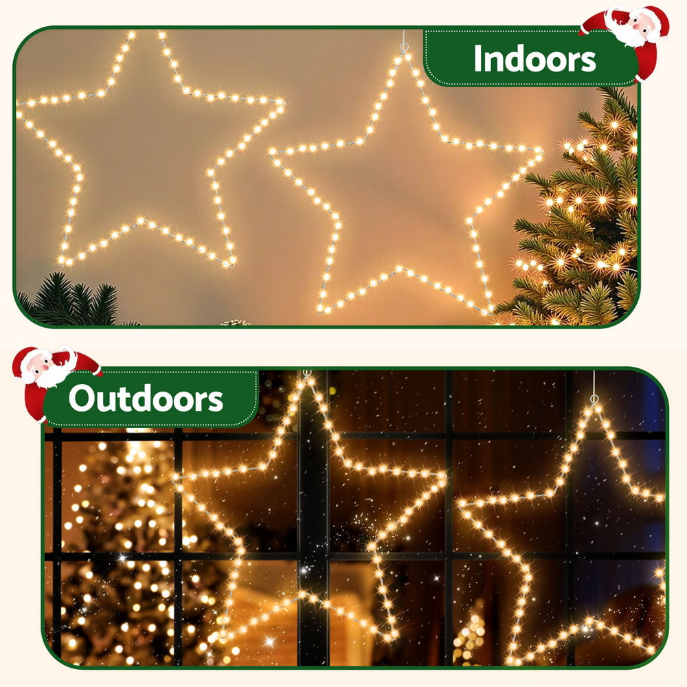 Christmas Lights 50cm Star 70 LED Xmas Decorations