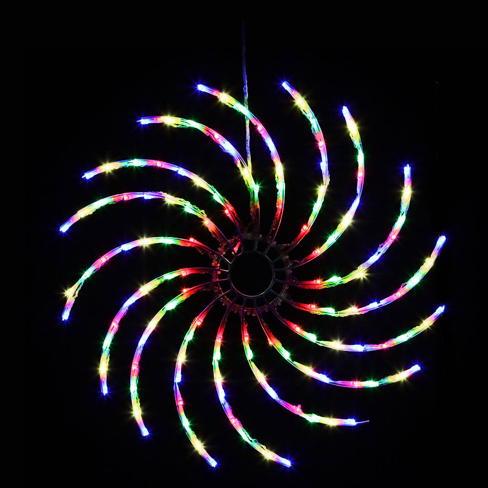 Christmas Lights 50cm Spin 128 LED Decorations