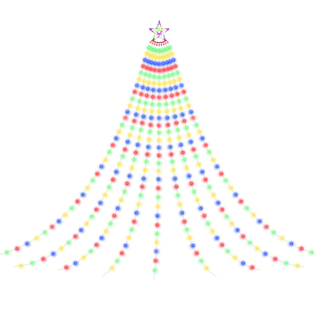 3.8M Christmas Lights Waterfall String Light 340 LED