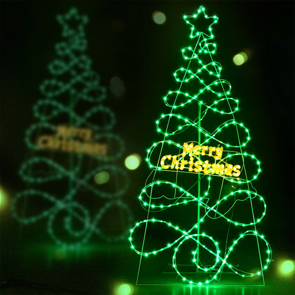 Christmas Tree 1.7m 230 RGB LED Motif Lights Xmas Trees Decoration