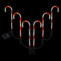 6 PCS Christmas Lights Path Ground Light Garden Decorations 42 LED